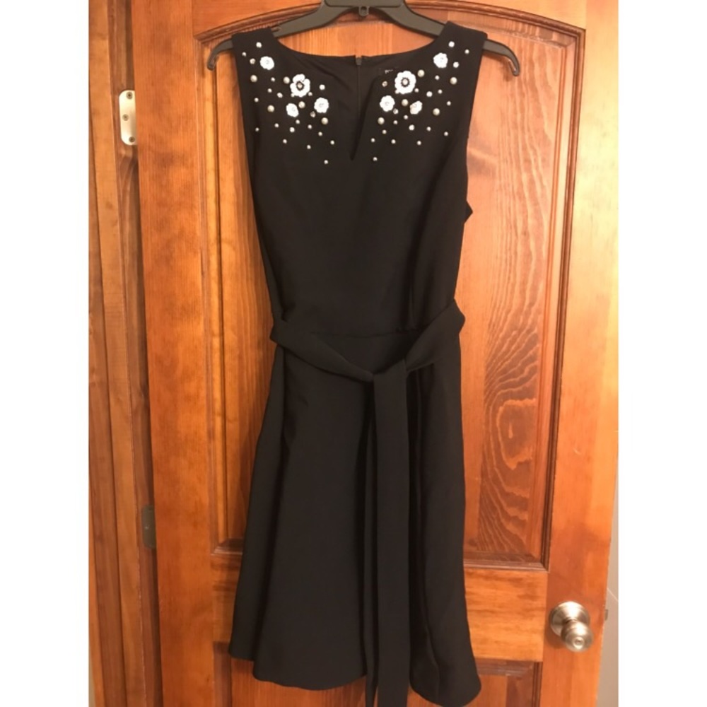 Roz&Ali Dressbarn A-Line Dress with Sequin Flowers